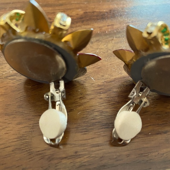 Rhinestone and Crystal Earrings - Picture 4 of 4